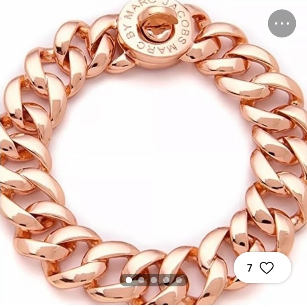 Marc By Marc Jacobs Gold and Black Chain Jewelry